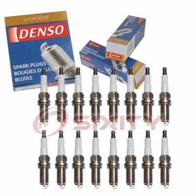 16 bujías Denso estándar ranura en U para Ram 1500 2015 5,7 L V8 encendido uh Foto 1 de 4