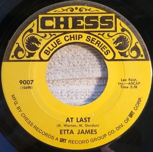 Etta James "At Last / All I Could Do Was Cry" VG - Picture 1 of 3