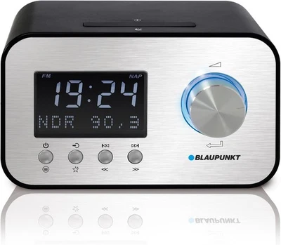 Radiowecker DAB+, Bluetooth,USB,Schwarz,Blaupunkt,CLRD40, NEU - Bild 1 von 3