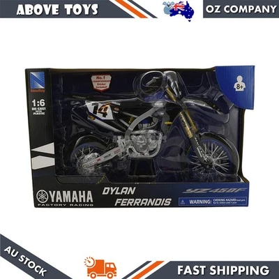 NewRay 1:6 Dylan Ferrandis #14 Star Racing Yamaha 2022 Diecast Model Motorcycle - Image 1 of 3