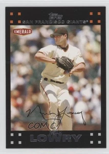 2007 Topps Emerald Nuts San Francisco Giants Noah Lowry #SF9 - Foto 1 di 4