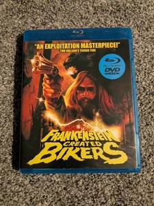 Frankenstein Created Bikers Blu-Ray + DVD w/ 2 Cards Rare OOP Exploitation Movie - Picture 1 of 6