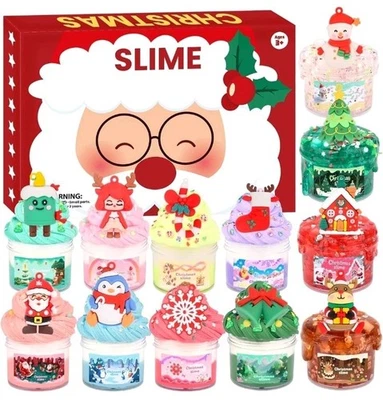 Advent Calendar 2025, 24 Days of Christmas Countdown Calendar, Slime, Sprinkles - Image 1 of 4