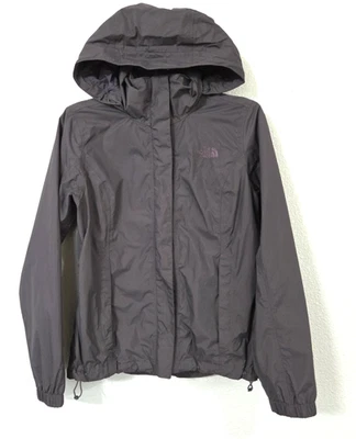 The North Face Dry Vent Jacket Women's Hooded Rain Windbreaker Purple Gray sz S - Image 1 of 4
