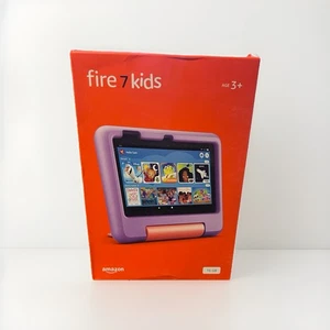 Amazon Fire 7 12th Generation Purple  7 In 16 GB Storage 2 GB RAM Tablet - Picture 1 of 2