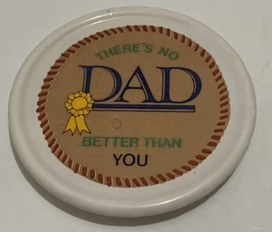 Giftco Happy Thought Ceramic "There's No Better Dad Than You" REPLACEMENT LID - Picture 1 of 3