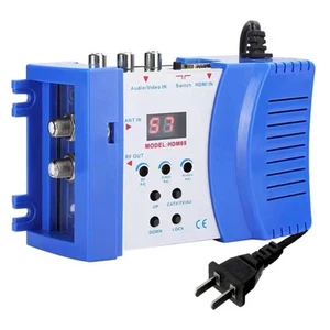 HDMI to RF Modulator, VHF UHF AV to RF Coaxial Converter, CVBS RCA HDMI to RF... - Picture 1 of 8