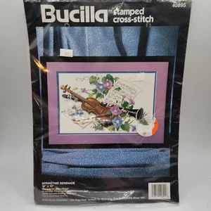 Vintage BUCILLA KREUZSTICH-SET. Springtime Serenade 16"x10". (40895) - Bild 1 von 5