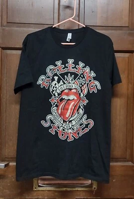 Rolling Stones Tattoo You 1981 World Tour Black T-Shirts Unisex Size L - Image 1 of 3