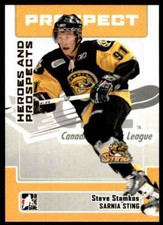 2006-07 ITG HEROES AND PROSPECTS STEVE STAMKOS SARNIA STING #80