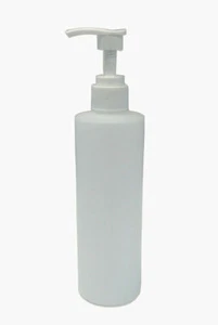 Nueva botella de loción de masaje vacía botella de aceite 8 OZ con bomba para funda de masaje - Imagen 1 de 4