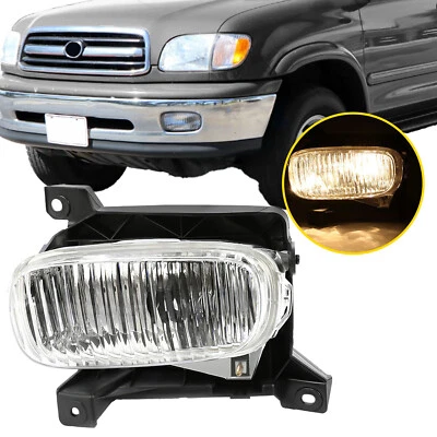 Faro antiniebla delantero izquierdo para conducción transparente con juego de bombillas para Toyota Tundra 2000-2006 Foto 1 de 4
