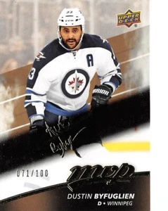 2017-18 Upper Deck MVP Gold Script #110 Dustin Byfuglien /100 - Picture 1 of 2