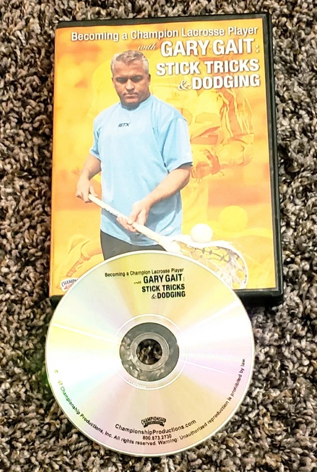 Becoming a Champion Lacrosse Player: Stick Tricks & Dodging by Gary Gait DVD - Image 1 of 1