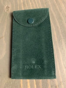 Green Authentic Rolex watch travel pouch case Submariner Datejust Daytona GMT - Picture 1 of 4