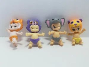 Elch Miniaturen Zweizies Menge 4 Spielzeug Babys Tier 1 Nelly JoJo Pingle Grab - Bild 1 von 12