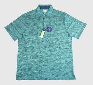 TAILORBYRD Mens Polo 2XL XXL Short Sleeve Wicking Adult Green SPF 30 Quick Dry - Picture 1 of 4