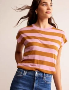 Boden - Tamsin Short Sleeve Top - Damen T-shirt Oberteil Tee Top NEU - XL - Bild 1 von 5