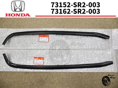 HONDA Genuine CR-X del Sol EG1 EJ4 OEM Molding Windshield Left & right Set New - Image 1 of 4