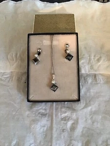Vintage Hämatit Halskette, Ohrringe & Ring Set. - Bild 1 von 5