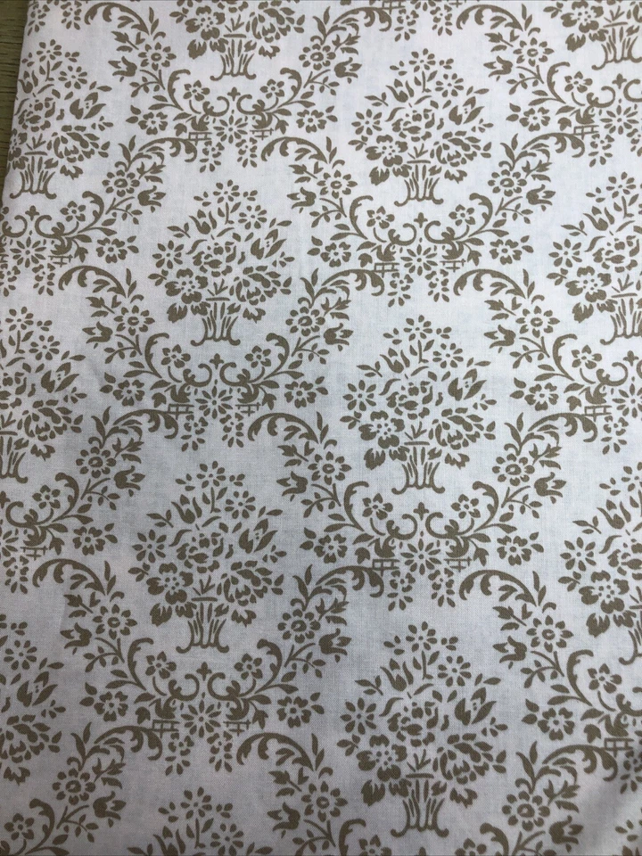 Papel pintado Westminster Fibers #AT14 tela rosa/tostada de Annette Tatum 2007 2 yardas Foto 1 de 4