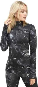 Nike Damen Größe Medium Pro warm Dri-FIT langarm Viertelreißverschluss Training Top - Bild 1 von 6