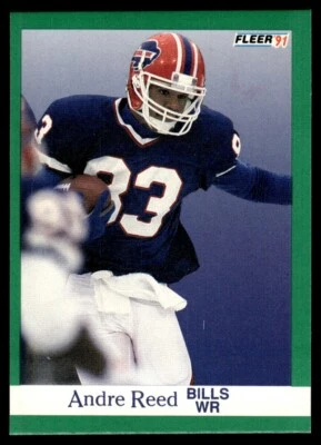 1991 Fleer Andre Reed Buffalo Bills #8 - Image 1 of 2