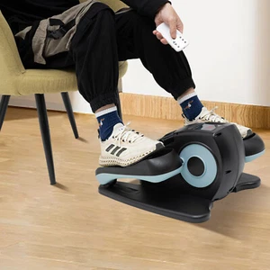 Mini Reha-elektrischer sitzender Bein-Fuß-Pedal-Übungsgerät Fitness & LCD Blau - Bild 1 von 20