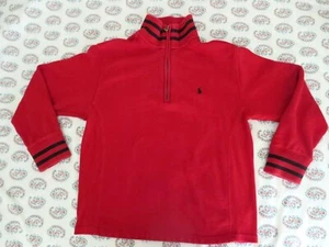 POLO RALPH LAUREN BOYS HALF ZIP PULLOVER SWEATER SZ M (12 - 14) 100%Cotton - Picture 1 of 4