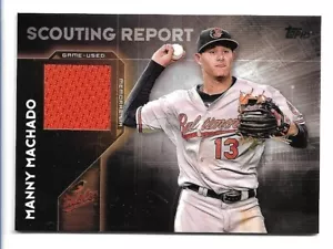 Manny Machado 2016 Topps Scouting Report Jersey Relic #SRR-MM Baltimore Orioles - Bild 1 von 2