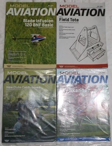 MODEL AVIATION LOT OF 4 MAGAZINES 2024 - 2025 USED READING ARTS & CRAFTS MAG - Picture 1 of 3
