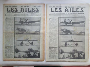 AILES 1934 698 BLOCH 120 DE HAVILLAND COMET FARMAN COUZINET ARC-EN-CIEL YACHTING - Picture 1 of 9