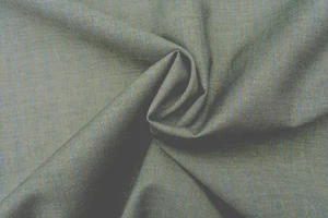 Pura Lana Grigio Medio Con Blu a Righe Lusso Sartoria Made IN Italy Per dior E92 - Foto 1 di 10