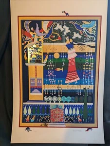 Song of Songs Scene 4 Of 8 Original Signed Serigraphs Raphael Abecassis 9/125 - Picture 1 of 6
