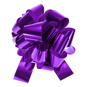 16" Extra Large Pull Bow Car Gift Wrapping Bows Ribbon Big Gift Bow Purple - Picture 1 of 7
