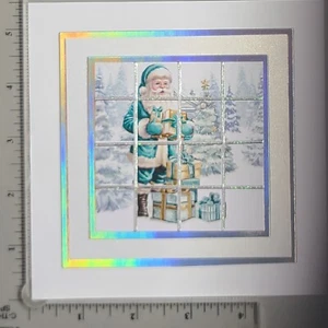 Hand Made Greeting Card, CHRISTMAS - SANTA - Picture 1 of 15
