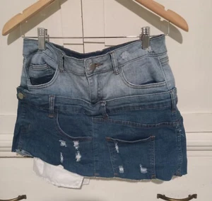 NWT My Boo Denim Shorts Woman Size M - Picture 1 of 4