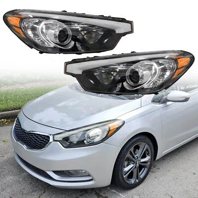 For 2014 2016 Kia Forte LX EX & Forte5 Halogen Headlight Left Right Pair 2pc  - Image 1 of 4