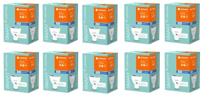 10x LEDVANCE Smart+ LED Bluetooth GU10 Spot Multicolor RGB EEK:F (Spektrum A-G) - Bild 1 von 4