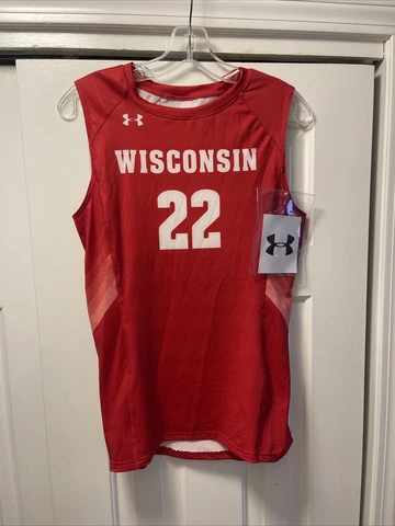 Women’s Under Armour Wisconsin Team Issued Jersey Basketball Volleyball Small Cover