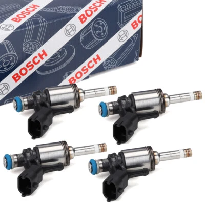 4x BOSCH Einspritzventil für BMW 1er F20 F21 3er F30 F31 N13 MINI R55-61 N14 N18 - Bild 1 von 2