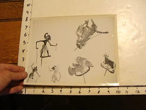 Vintage MARIONETTE & PUPPET Photo: ASIAN (maybe Thai?) PUPPETS - Picture 1 of 3