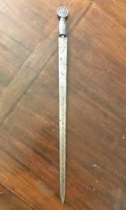 engraved Scottish Highlander dirk/dagger (late 1700s) - Picture 1 of 5