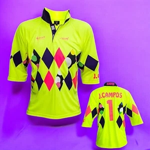 JORGE CAMPOS # 1 - JERSEY ROMBOS - Yellow - Soccer - Raute Sport Original - MEDI - Picture 1 of 20