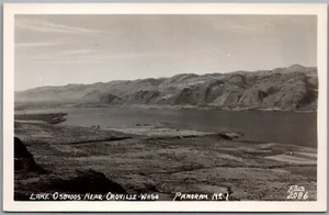 Postcard RPPC Oroville Washington Lake Osoyoos Scenic View Panorama #1 by Ellis - Bild 1 von 2