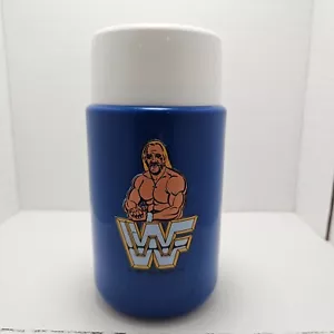 Tapa de taza termo vintage 1987 WWE WWF Hulk Hogan (tomada de la lonchera) *VER NOTAS - Imagen 1 de 9