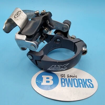 Shimano Deore LX FD-M570 Front Derailleur Top Pull 34.9mm Clamp 9x3sp Triple j21 - Image 1 of 4