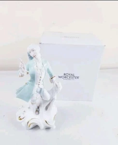 Rare Royal Worcester Figurine 1976 the age of elegance "the delittante" - Picture 1 of 12