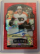2020-21 Upper Deck Allure Red Rainbow Auto James van Riemsdyk #17