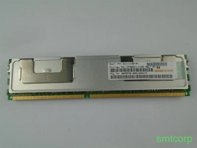 Sun 511-1152 4GB DDR2 1.5V  2Rx4  PC2-5300G Server Memory  - Image 1 of 3